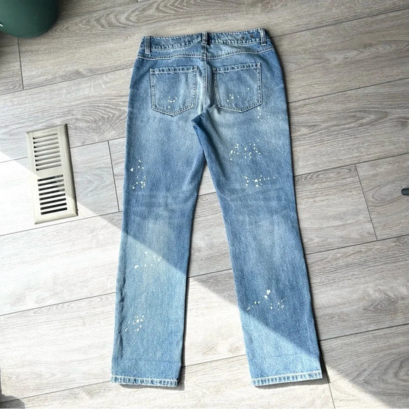 Cabi The Maverick Boyfriend Jeans in Super Destructed Wash Blue - Picture 14 of 16